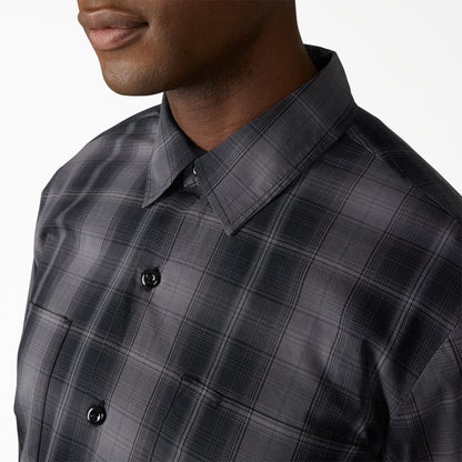 Plaid Work Shirt - Black (BLK)