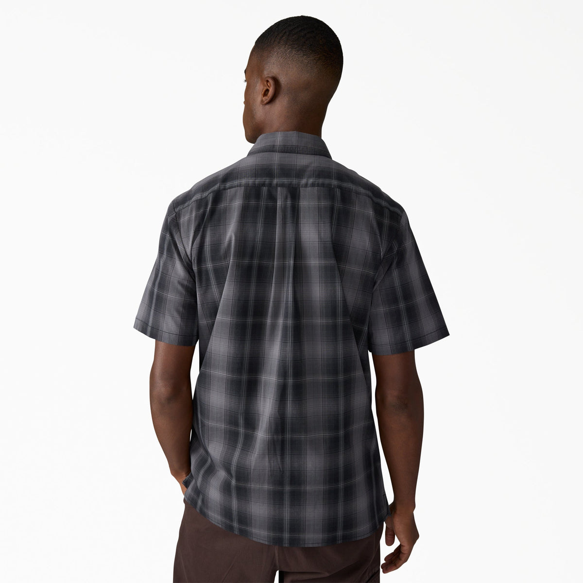 Plaid Work Shirt - Black (BLK)