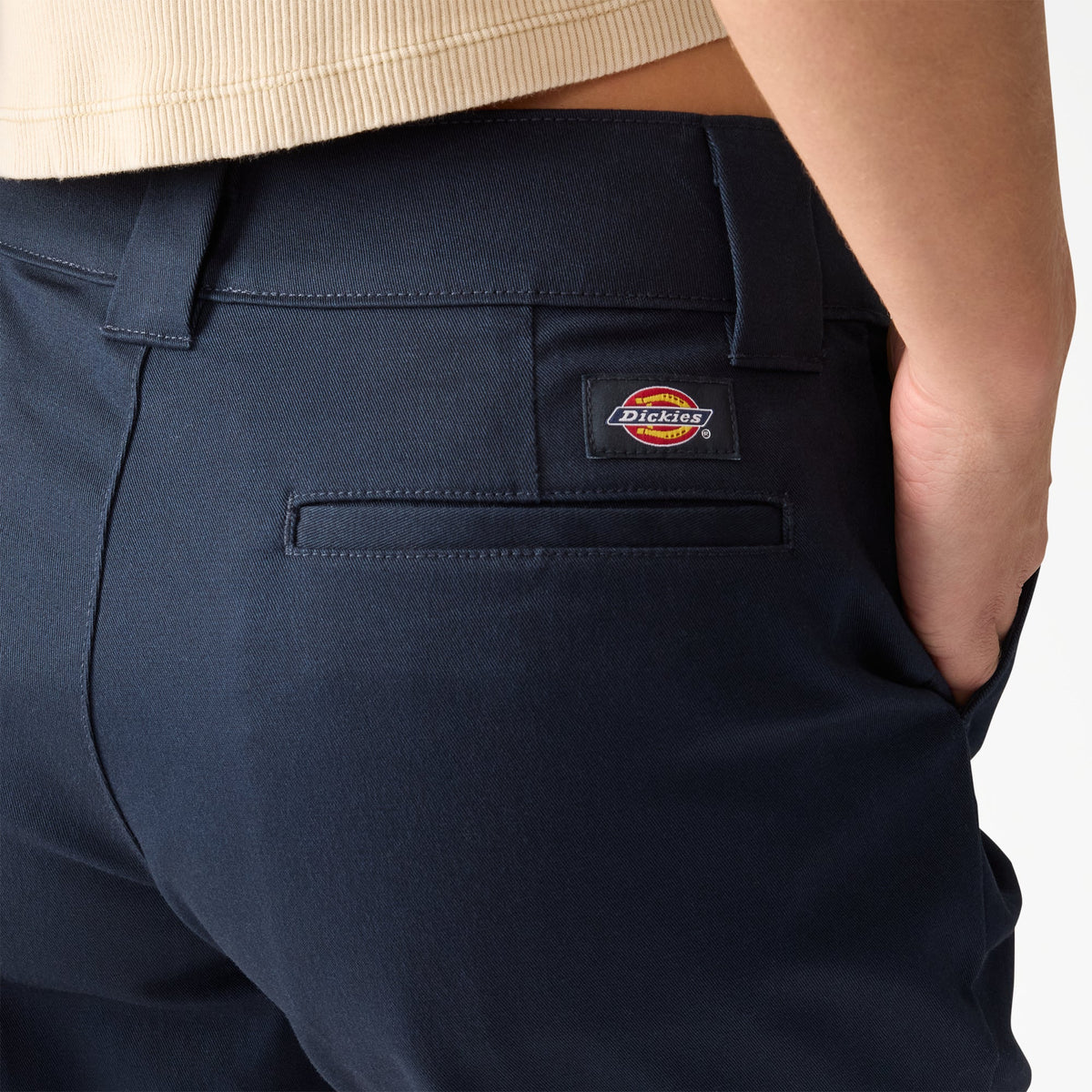 Women's Super Flex Flat Front Shorts, 9" - Dark Navy (0DN)