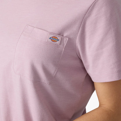 Women's Cooling Performance Short Sleeve Pocket T-Shirt - Mauve Shadow Heather (VSH)