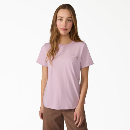 Women's Cooling Performance Short Sleeve Pocket T-Shirt - Mauve Shadow Heather (VSH)