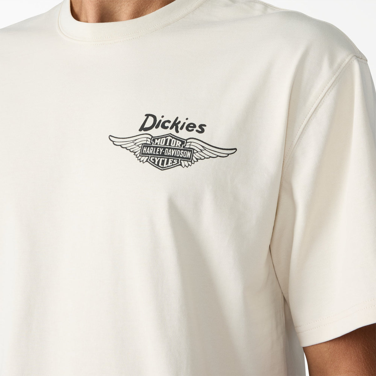 Dickies x Harley-Davidson® Vintage Wash Cowboy Graphic T-Shirt - Bone (L63)