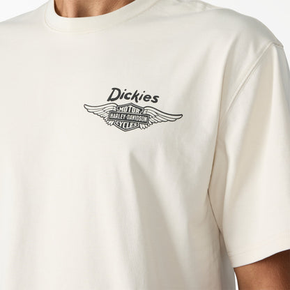 Dickies x Harley-Davidson® Vintage Wash Cowboy Graphic T-Shirt - Bone (L63)