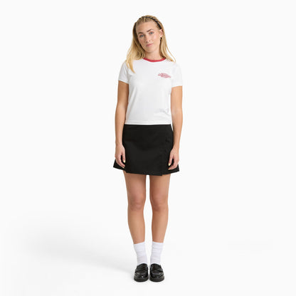 Women's Plainville Ringer T-Shirt - White (WHX)