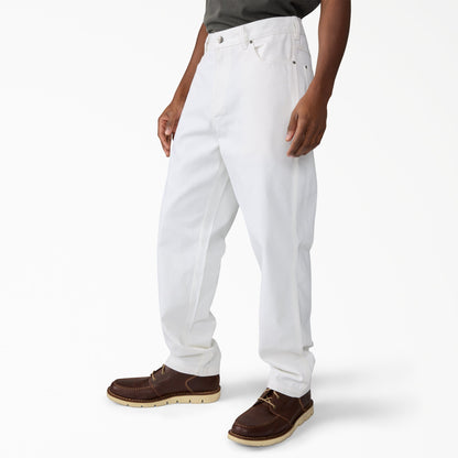 Wellsville Baggy Tapered Twill Pant - White (0WH)
