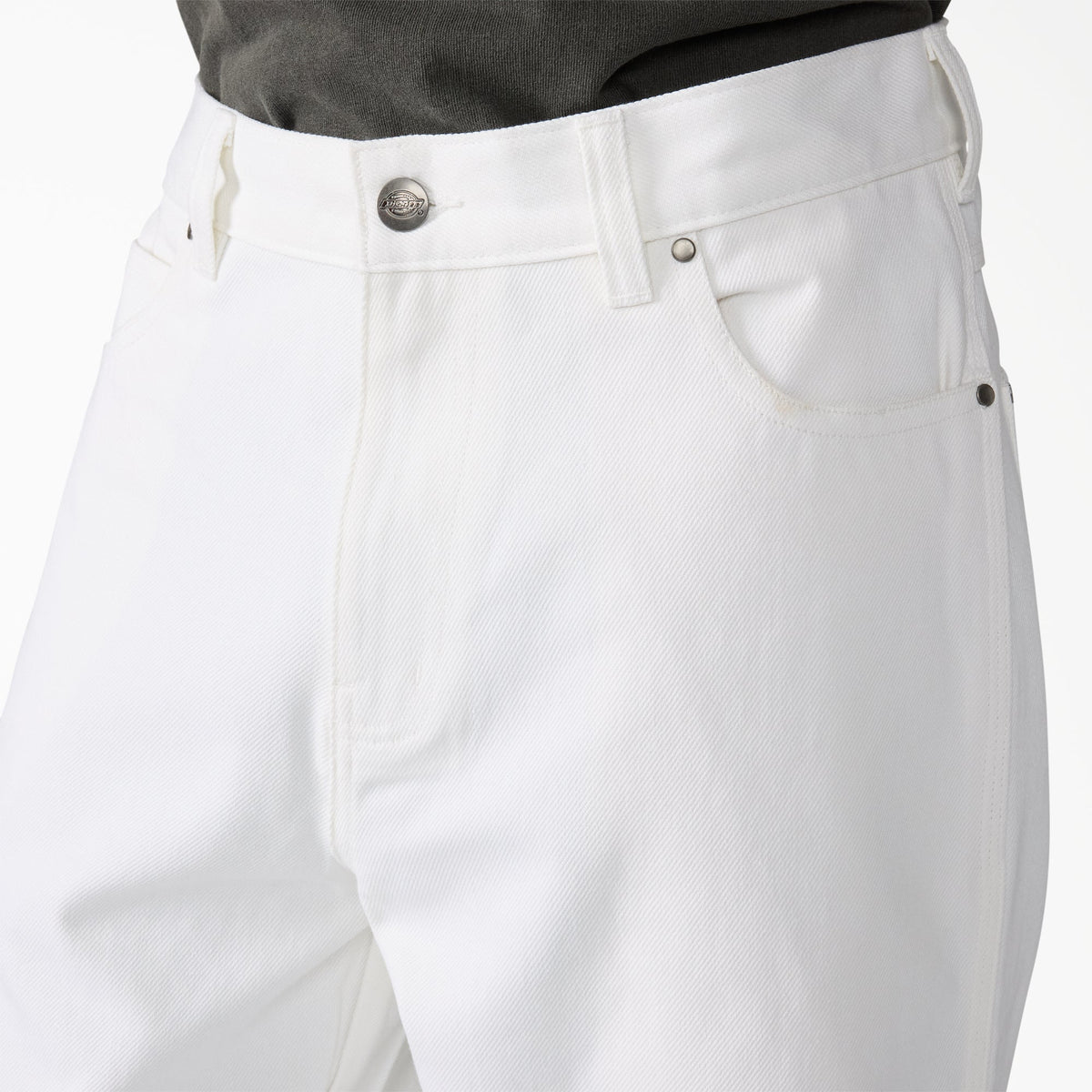 Wellsville Baggy Tapered Twill Pant - White (0WH)