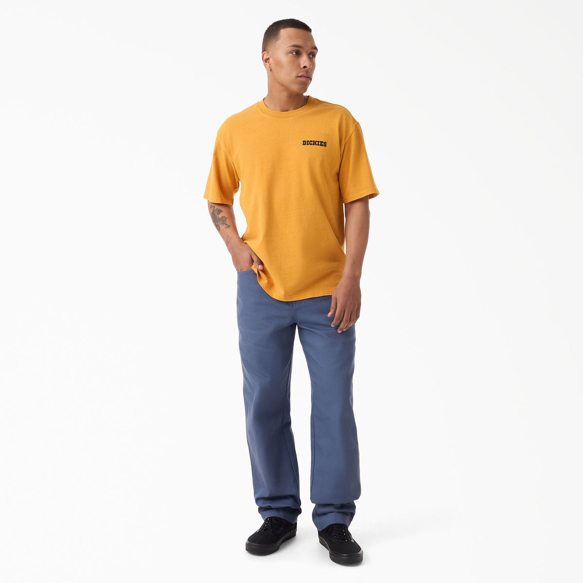 Wellsville Baggy Tapered Twill Pant - Retro Indigo (RI2)