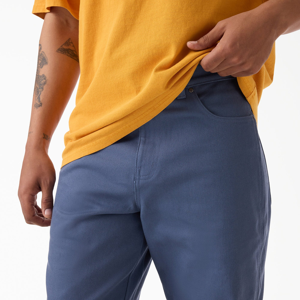 Wellsville Baggy Tapered Twill Pant - Retro Indigo (RI2)