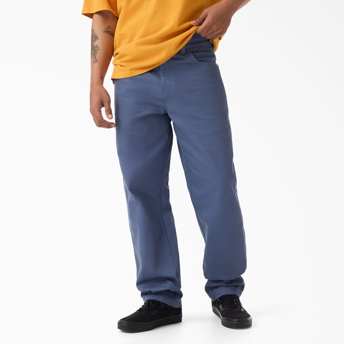 Wellsville Baggy Tapered Twill Pant - Retro Indigo (RI2)