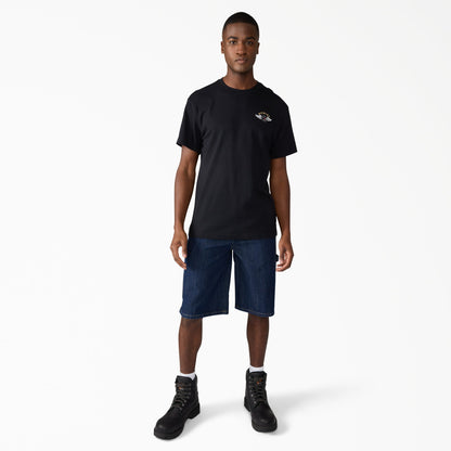 Garage Short Sleeve Graphic T-Shirt - Black (BLK)