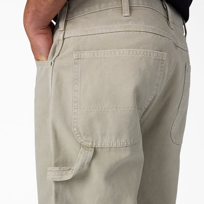 Worn In Duck Carpenter Pants - Silver Birch (K91)