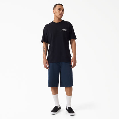 Worn In Loose Work Shorts, 13" - Dark Navy (0DN)