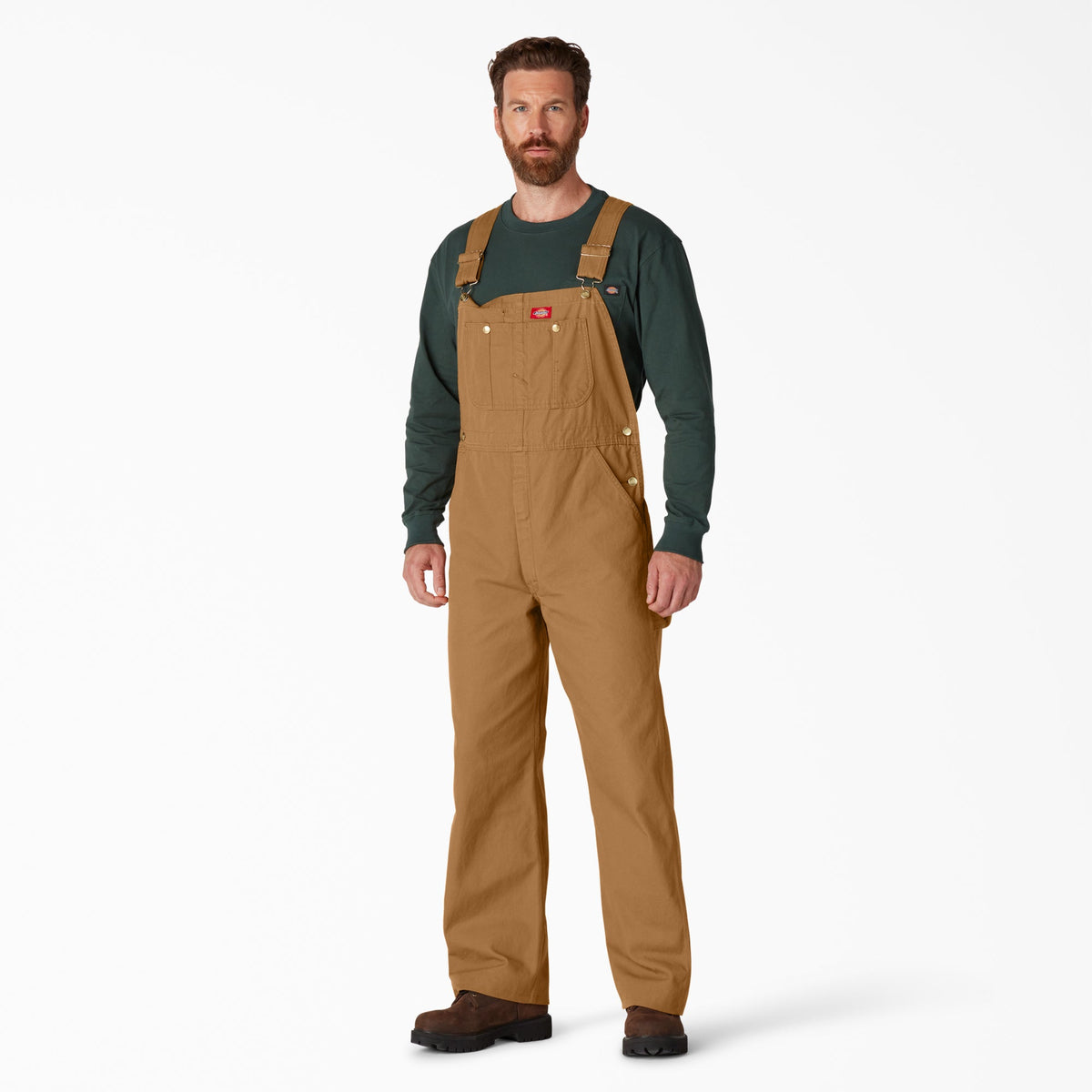 Classic Bib Overalls - Rinsed Brown Duck (RBD)