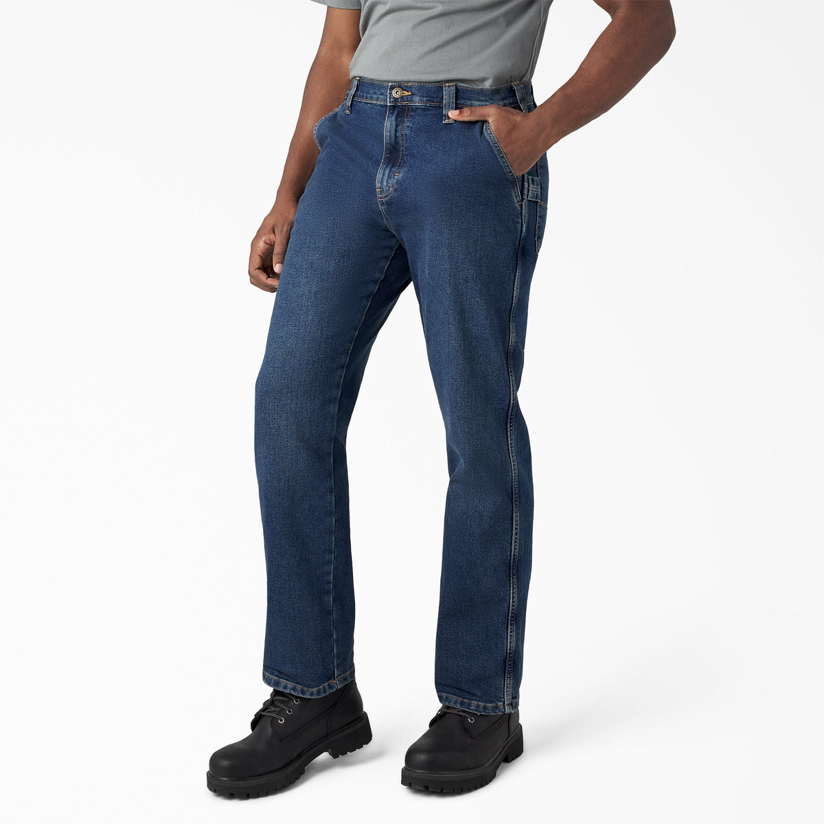FLEX Relaxed Fit Carpenter Jeans - Medium Denim Wash (MWI)