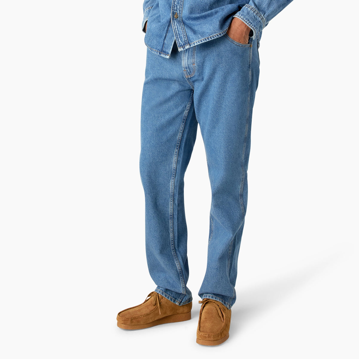 Houston Regular Fit Jeans - Chambray Light Blue (CLB)