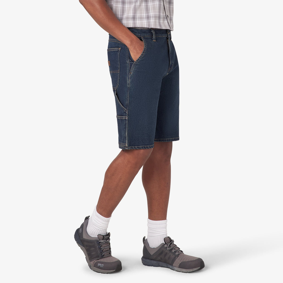 Denim Utility Shorts, 11" - Dark Denim Wash (DWI)