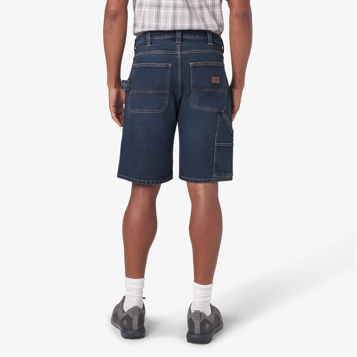 Denim Utility Shorts, 11" - Dark Denim Wash (DWI)