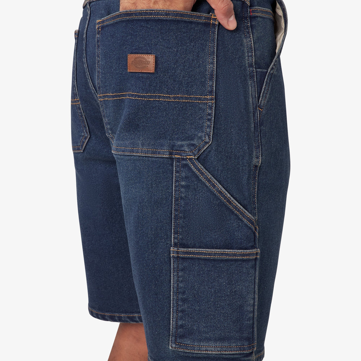 Denim Utility Shorts, 11" - Medium Denim Wash (MWI)