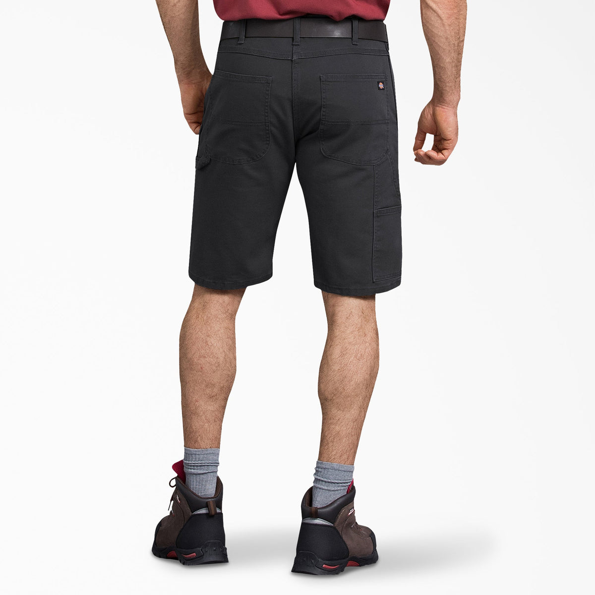FLEX Regular Fit Duck Carpenter Shorts, 11" - Stonewashed Black (SBK)