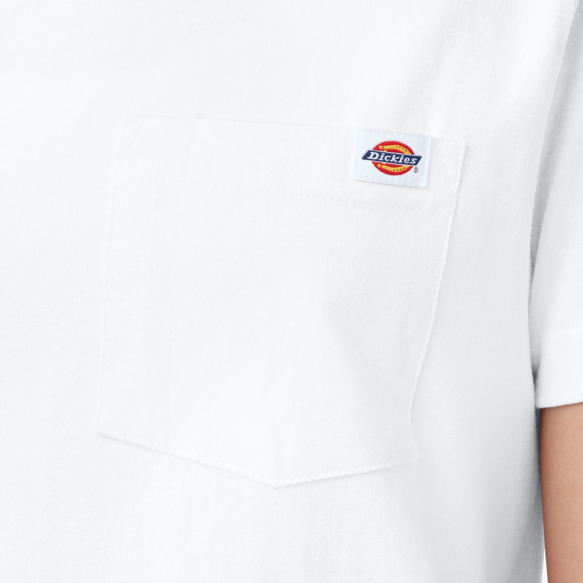 Women's Heavyweight Short Sleeve Pocket T-Shirt - White (WH)