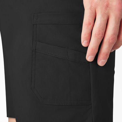 FLEX Cooling Regular Fit Utility Shorts, 11" - Black (BK)