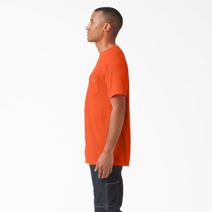 Cooling Short Sleeve Pocket T-Shirt - Bright Orange (BOD)