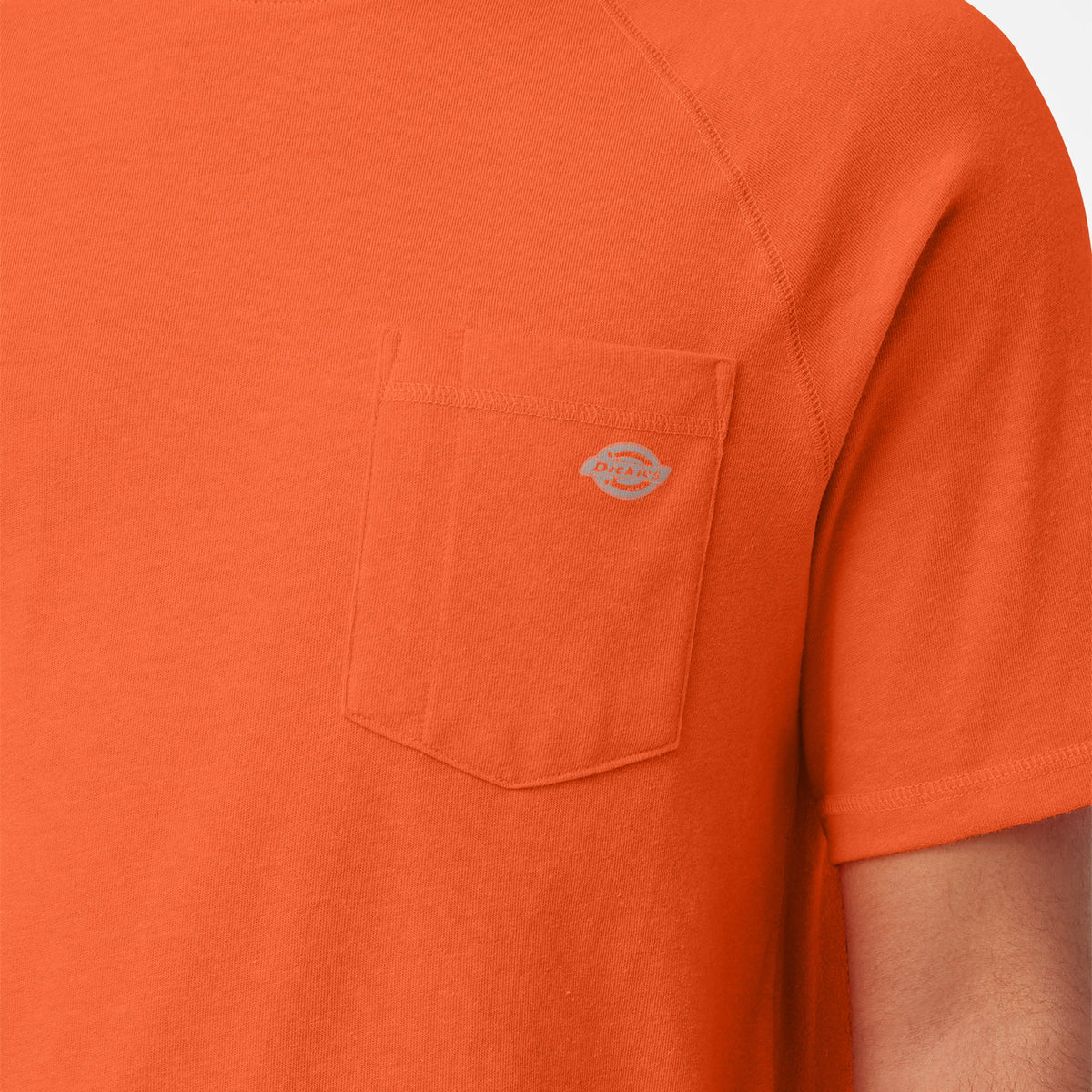 Cooling Short Sleeve Pocket T-Shirt - Bright Orange (BOD)