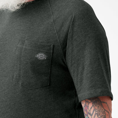 Cooling Short Sleeve Pocket T-Shirt - Hunter Green Heather (HNH)