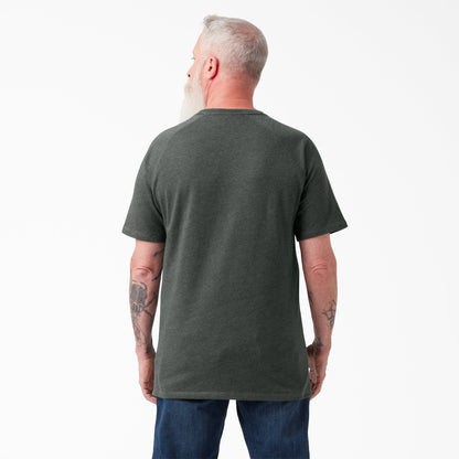Cooling Short Sleeve Pocket T-Shirt - Hunter Green Heather (HNH)