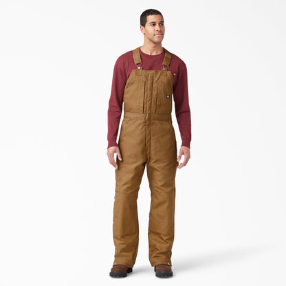 Duck Insulated Bib Overalls - Brown Duck (BD)