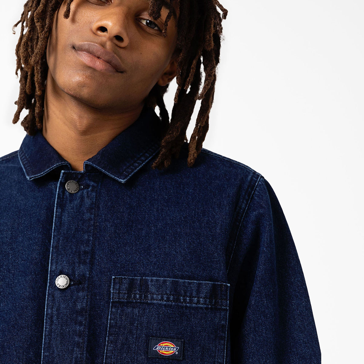 Denim Chore Coat - Stonewashed Indigo Blue (SNB)