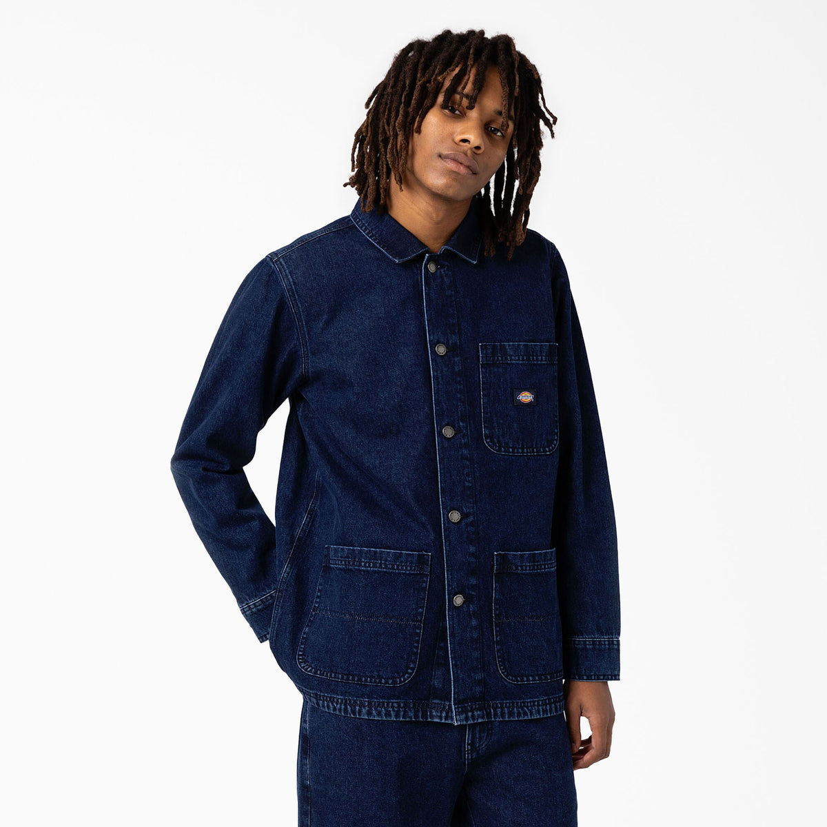 Denim Chore Coat - Stonewashed Indigo Blue (SNB)