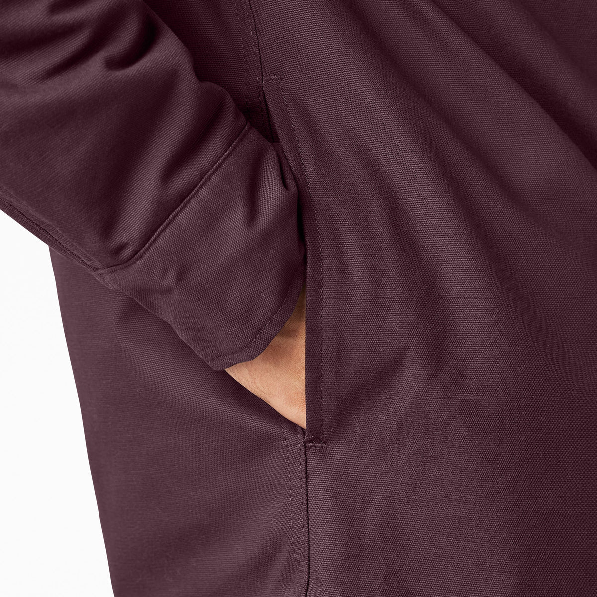 Duck Hooded Shirt Jacket - Maroon (MR)