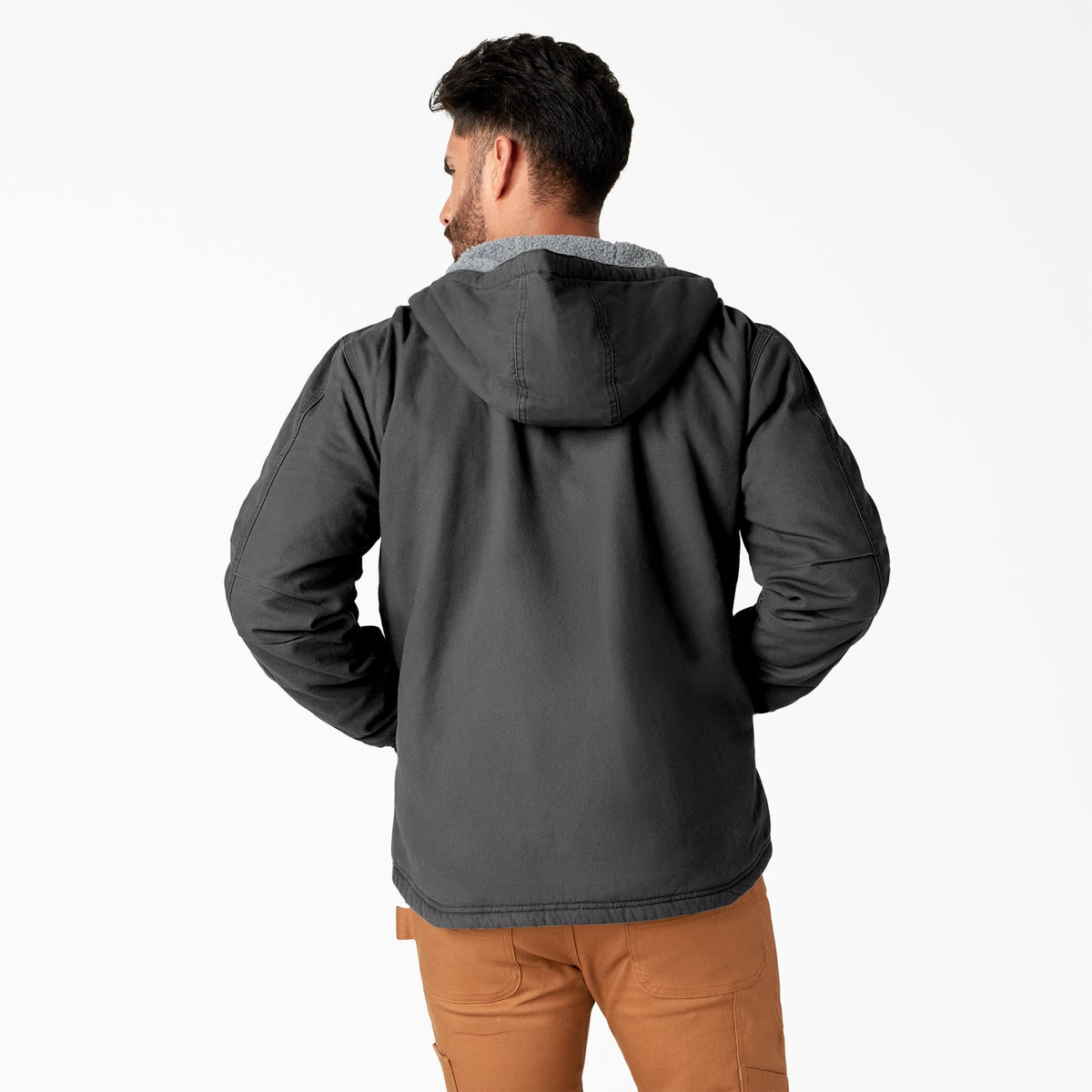 Duck Canvas High Pile Fleece Lined Jacket - Rinsed Slate (RSL)