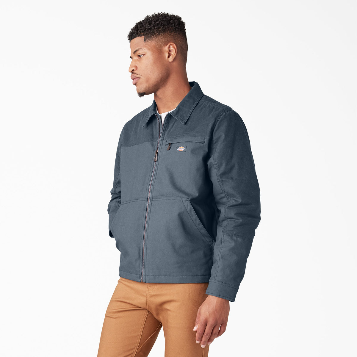 Waxed Canvas Service Jacket - Airforce Blue (AF)
