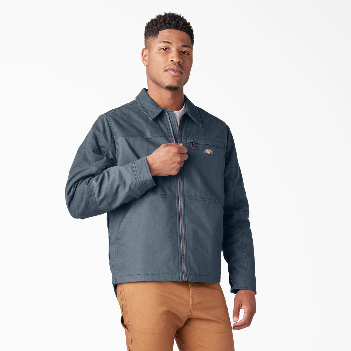 Waxed Canvas Service Jacket - Airforce Blue (AF)