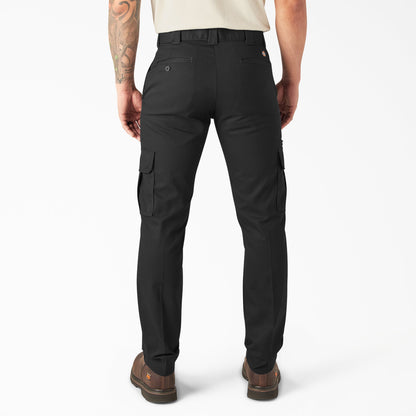 FLEX Slim Fit Cargo Pants - Black (BK)