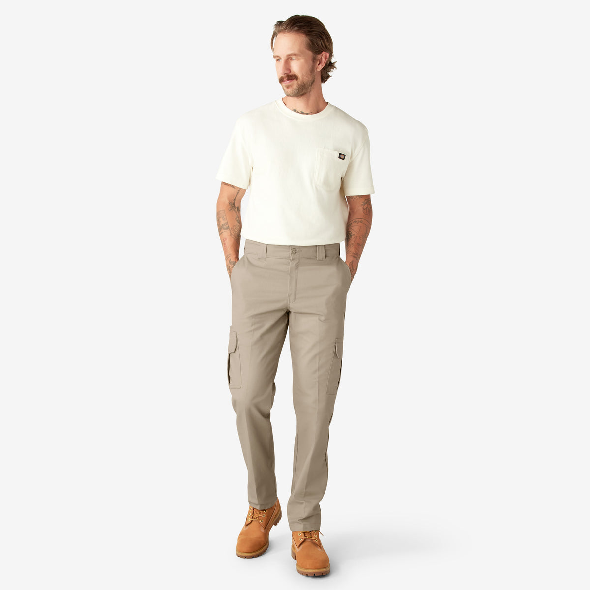 FLEX Slim Fit Cargo Pants - Desert Sand (DS)