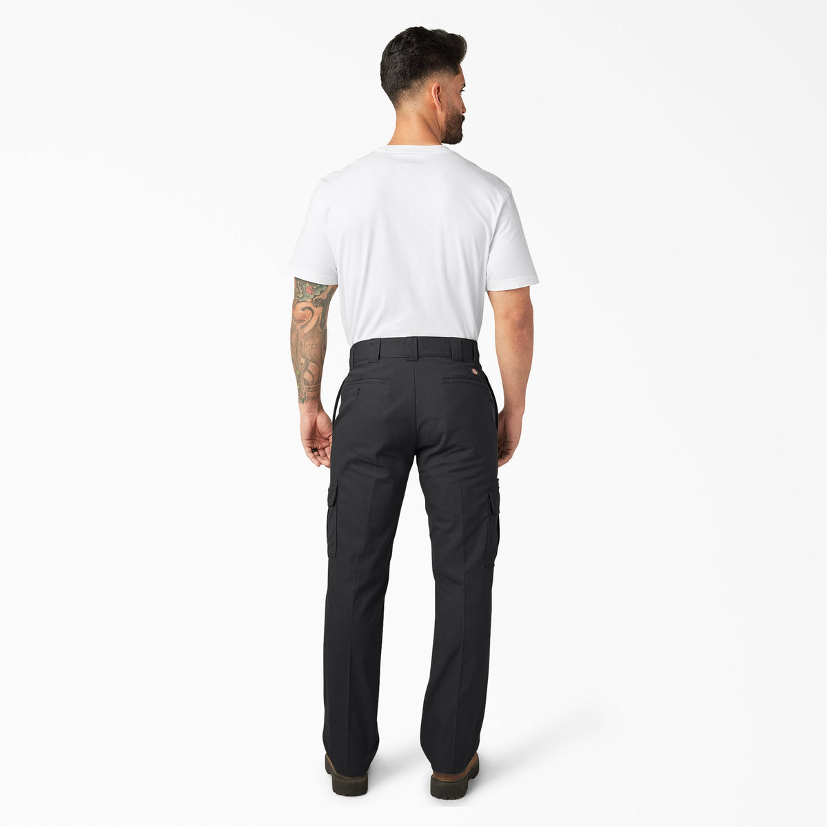 FLEX Regular Fit Cargo Pants - Black (BK)