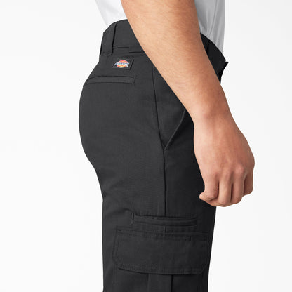 FLEX Regular Fit Cargo Pants - Black (BK)
