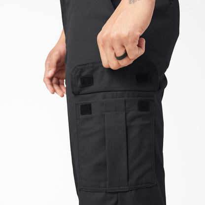 FLEX Regular Fit Cargo Pants - Black (BK)