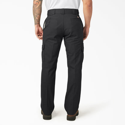 FLEX Regular Fit Cargo Pants - Black (BK)