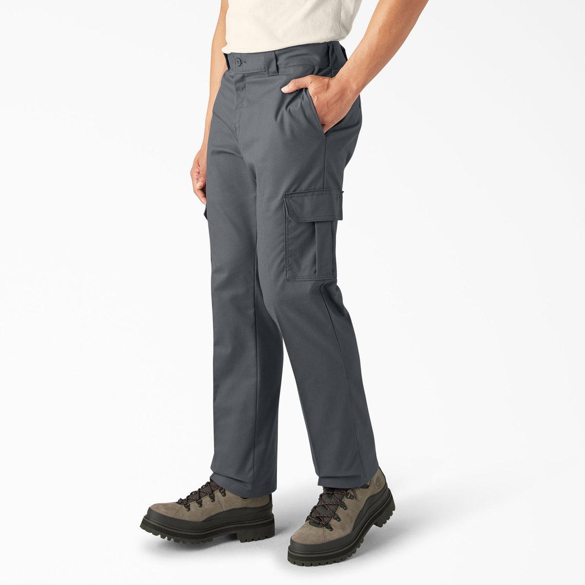 FLEX Regular Fit Cargo Pants - Charcoal Gray (CH)