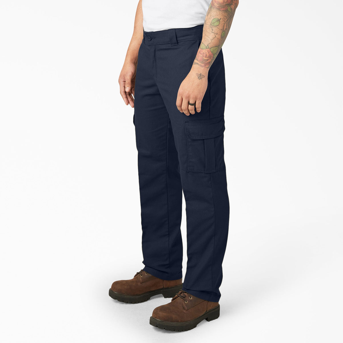 FLEX Regular Fit Cargo Pants - Dark Navy (DN)