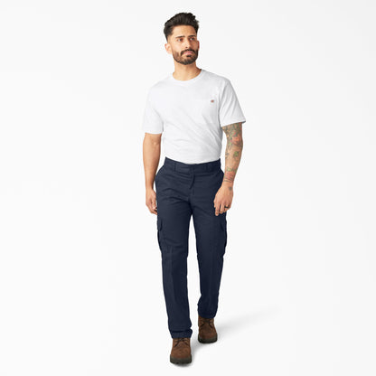FLEX Regular Fit Cargo Pants - Dark Navy (DN)