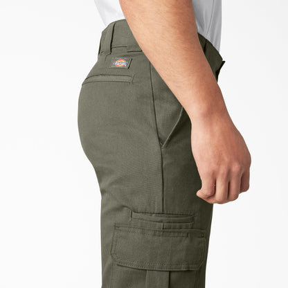 FLEX Regular Fit Cargo Pants - Moss Green (MS)