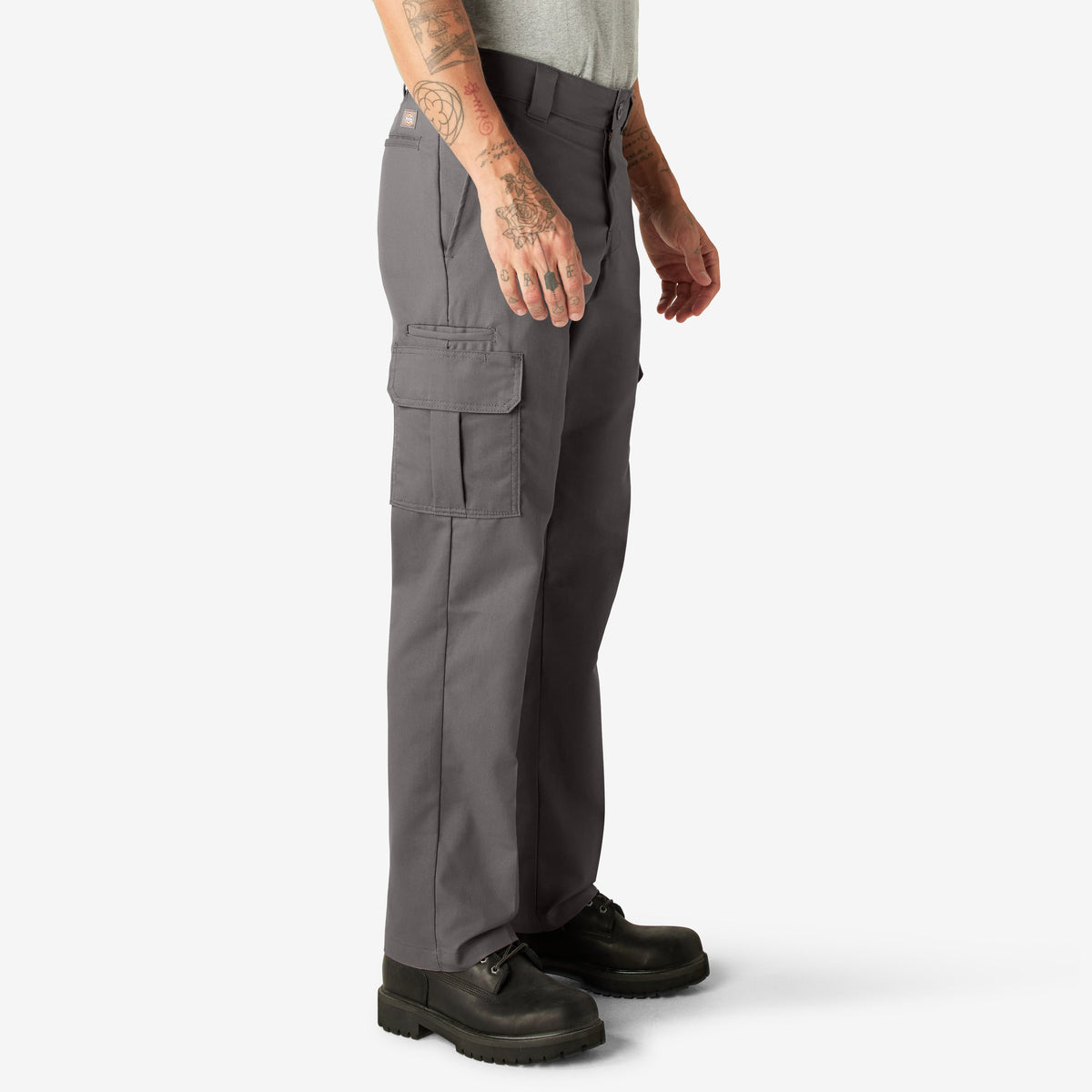 FLEX Regular Fit Cargo Pants - Gravel Gray (VG)