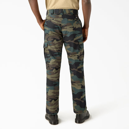 FLEX Regular Fit Cargo Pants - Hunter Green Camo (HRC)