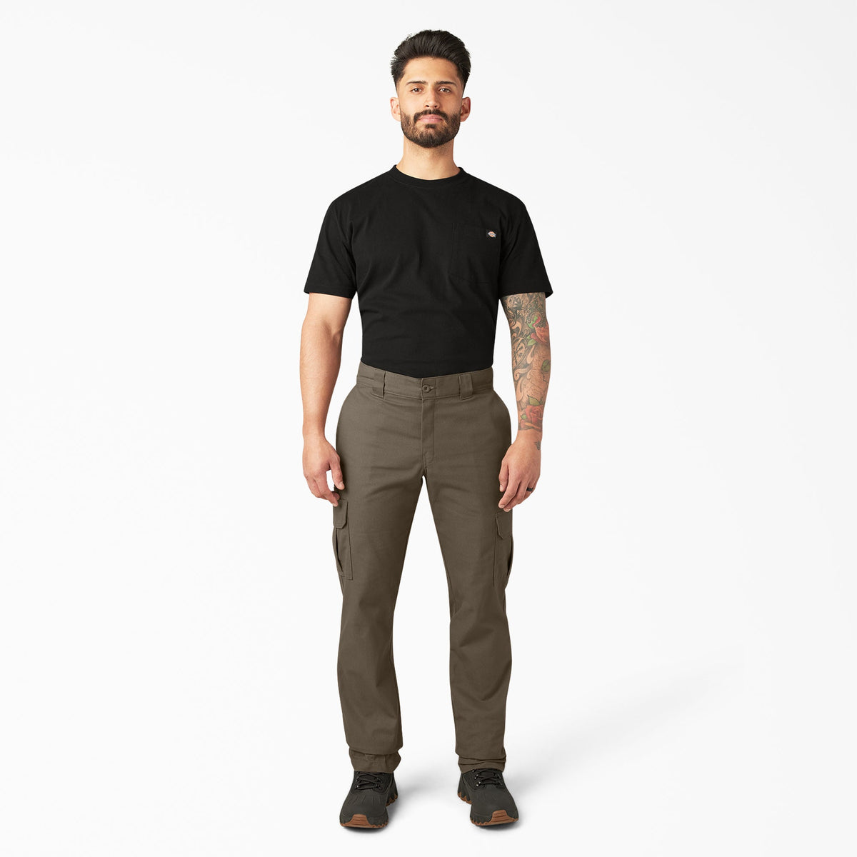 FLEX Regular Fit Cargo Pants - Mushroom (MR1)
