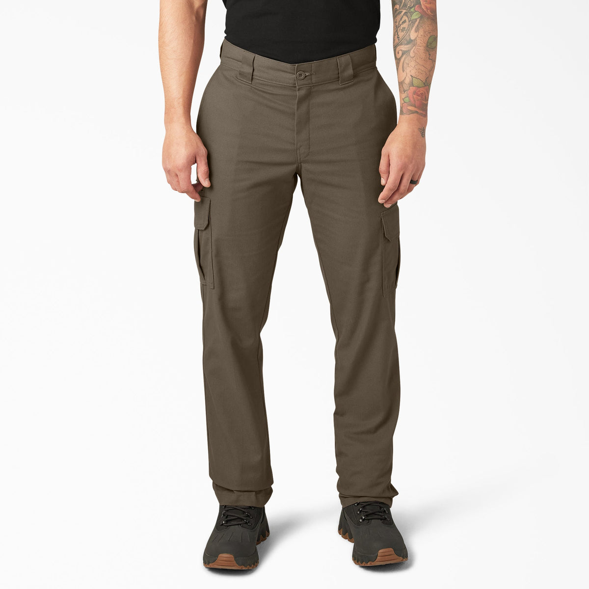FLEX Regular Fit Cargo Pants - Mushroom (MR1)
